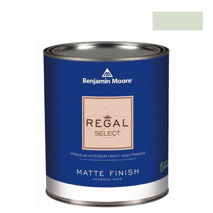 ベンジャミンムーアペイント リーガルセレクトマット艶消しエコ水性塗料 mint chocolate chip 1L Q221-436