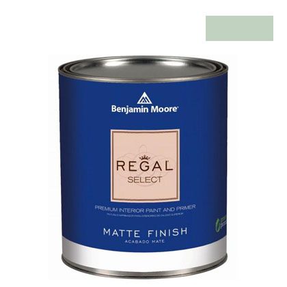ベンジャミンムーアペイント リーガルセレクトマット艶消しエコ水性塗料 nob hill sage 1L Q221-450