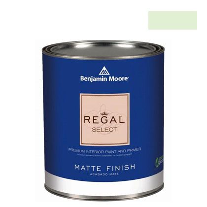 ベンジャミンムーアペイント リーガルセレクトマット艶消しエコ水性塗料 mint julep 1L Q221-547