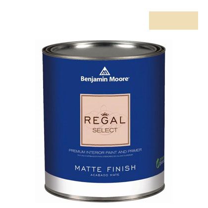 ベンジャミンムーアペイント リーガルセレクトマット艶消しエコ水性塗料 golden straw 1L Q221-2152-50