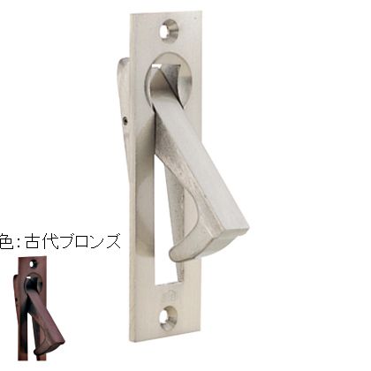 ベスト 355 半回転取手 90mm 古代ブロンズ 355-90-3