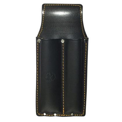 ベストツール B‐STAFF 黒革ノミケース2丁差し(1寸 1寸4分) 260x135x50mm ブラック TC-417 1点