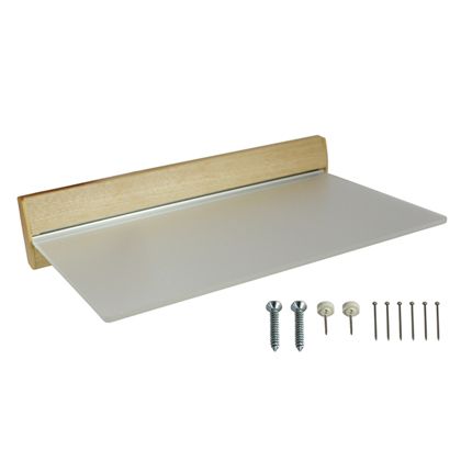 ベルク スリムシェルフ W×H×D(mm):204×42×123 クリア MR400 1ヶ