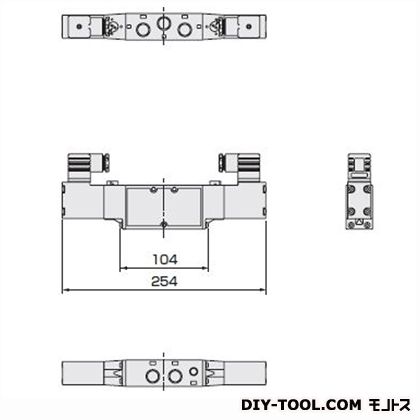 CKD åХ4F꡼ ߱ԡ߹⤵:2543395mm 4F320-10-AC200V