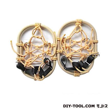 コンパル 雪国かんじきワンタッチ式雪上歩行用品 ナチュラル 1点