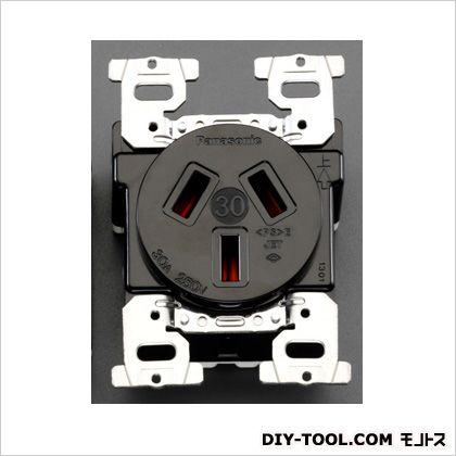 エスコ 250V/30A埋込コンセント(3P) 72.8