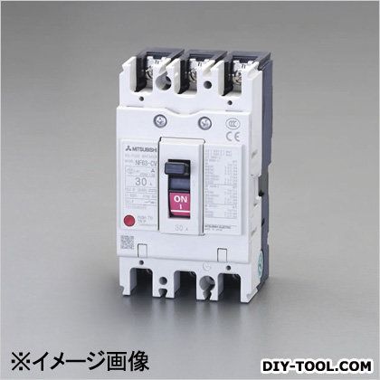 エスコ AC100-240V/40A/3極漏電遮断器(フレーム50) EA940MN-20【2406DFD_3】