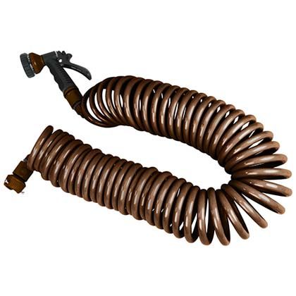 藤原産業 コイルホース 15m ブラウン SCH-15BR 1