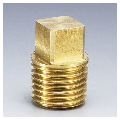 フローバル 黄銅製ねじ込み継手プラグ(GP) ネジ(R):1/8 GP-01-BS