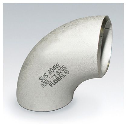 フローバル SUSロングエルボ(B-100E(L)) 呼び径:6 B-90E(L)-20S-6