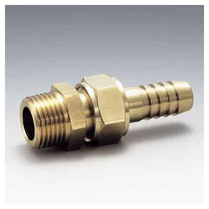フローバル 黄銅製ホースジョイント(GHJ) ネジ(R):1/8 GHJ-0106