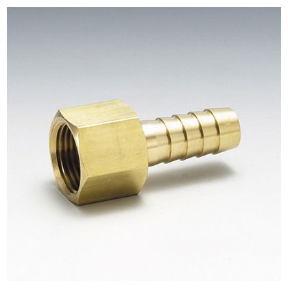 フローバル 黄銅製内ネジホースニップル(GHNF) ネジ(Rc):1/4 GHNF-0208