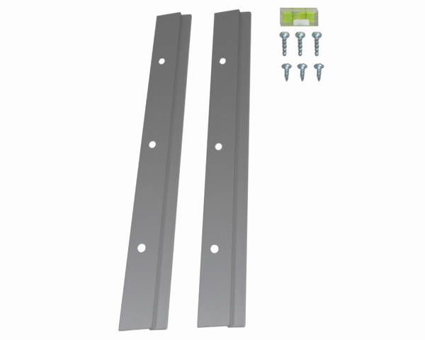 フクイキンゾクコウゲイ 水平器付ハンガーレール 250mm 1884 1