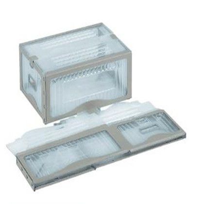 岐阜プラスチック工業 リスボックス クリア/グレイ 25B