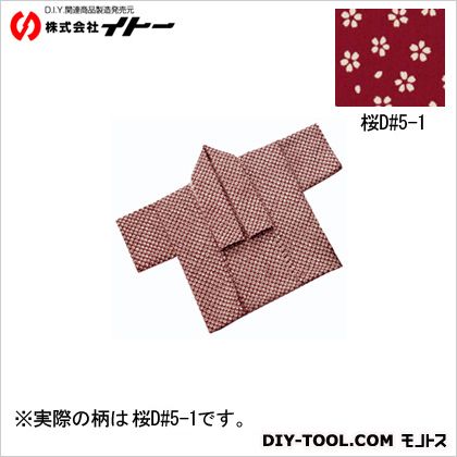 イトー 職人道楽手拭お手本付桜D#5-1 約350×900mm 017839