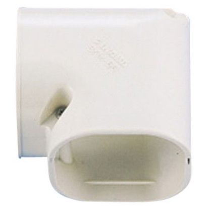 因幡電工 配管化粧カバー ミニスリムコーナー平面90°(66タイプ) 6.2cm SKM66I 1点