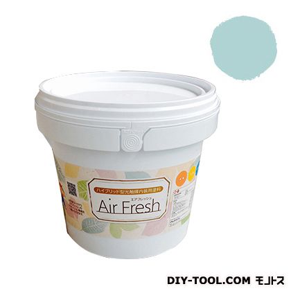 イサム塗料 エアフレッシュハイブリット型光触媒内装用塗料 ホライズンブルー 4kg