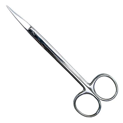 イチネンミツトモ ピーツール ギザ付 精密金切りハサミ カーブ刃タイプ 145mm 04403