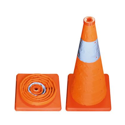 デンサン 伸縮式パイロン SSP-62-10P 10個