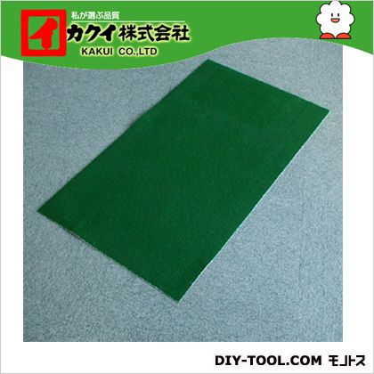 カクイ フロアマット 幅×奥行×高さ:50×500×0.7cm 緑 FMR-500 10本