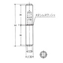 PLUS STヒジ坪ヒンジ(ST芯) HL 30φ×180mm K-45A-180 2