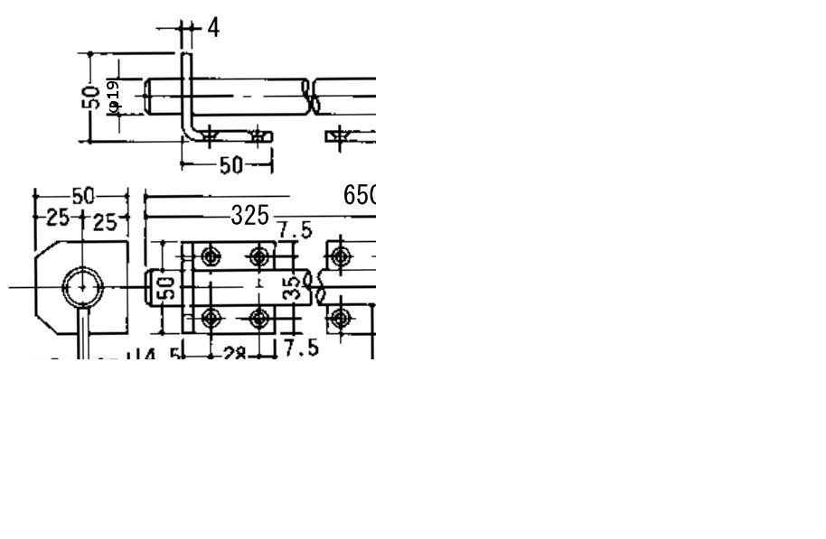 クマモト ステンレス超強力丸棒貫抜 650mm 電解研磨 D-40-650