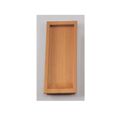 ソーワ 天然木長角チリ落戸引手 110mm 15550 1