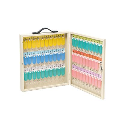 駒谷 キーボックススタンダードKB型 60本掛 ベージュ KB-60