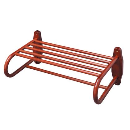 駒谷 木製バスタオル棚 ダークブラウン WSA-BT-DBR