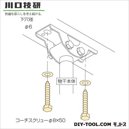 川口技研 ホスクリーン取付パーツ ステンレス生地 HP-15 1袋