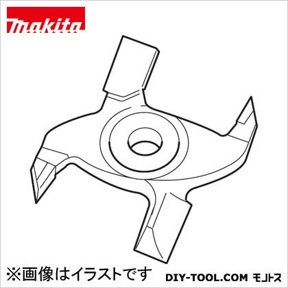 マキタ A-22729 小型ミゾキリ用三面仕上4Pカッタ外径120mm刃幅21.0mm 1