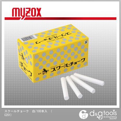 馬印 スクールチョーク 白 C201 100本入