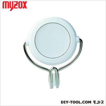 マイゾックス 超強力カラーマグネットフック 48*58*23mm 白 MG-743 1