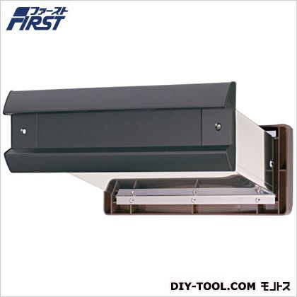 水上 No.2000ポスト内フタ付気密型大壁用 壁厚調整範囲:135〜190mm 投入口:H35×W236mm 黒 001-5817 1台