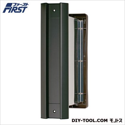 水上 No.2000ポストタテ型内フタ付気密型大壁用 壁厚調整範囲:135〜190mm 投入口:H236×W35mm 黒 001-5837 1台