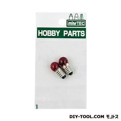 ミネシマ 豆球2pcs 赤 HP-5