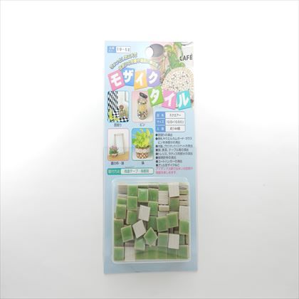 モリギン モザイクタイル スクエアー 若草 10.5角 MG-166 144個