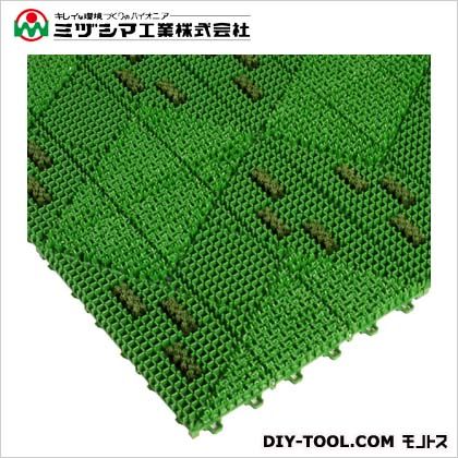 ミヅシマ工業 ブラシマットL グリーン 402-200 1
