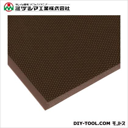 ミヅシマ工業 エントラップマットスタンダードアンバック ブラウン 900mm×600mm 403-3330