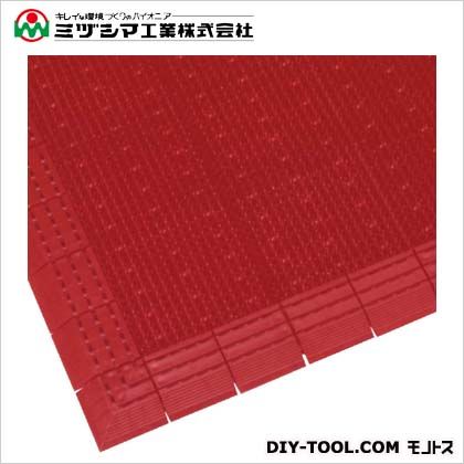 ミヅシマ工業 ニューエルバーマット レッド 600mm×900mm 402-1230