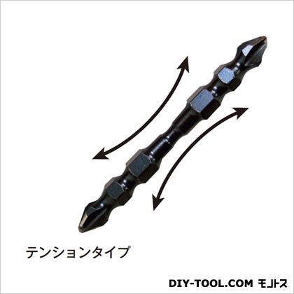 特徴 独自のテンション設計で衝撃を吸収します。 1本でザグリとビス打ちができるビットです。 先端に刃加工を施してある為ナメにくいです。 特許取得 用途 木材やアルミサッシ、プラスチックの皿穴あけと木ネジのビス打ちに！ 刃先:（＋）2 全長(mm):65 対辺(mm):6.3 タイプ:両頭 塗装色:黒 パック入数(本):2 仕様 サイズ 2×65mm カラー ブラック 入数 1点 ZB65T