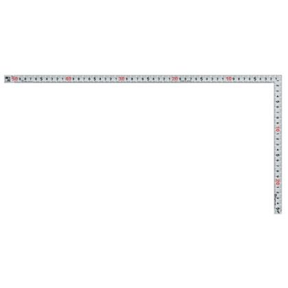 新潟精機 曲尺黄龍 快段 両目盛 全長260mm×全幅520mm×厚さ1.3mm シルバー SDD-50CKD