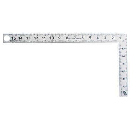 新潟精機 カーペンターミニ快段目盛 全長83mm×全幅162mm×厚さ1.2mm シルバー CM-15KD 1