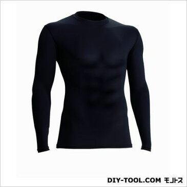 ラカン クールサポート適圧適圧長袖Tシャツ 黒 LL （7102-33-LL ）