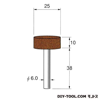 日本精密機械工作 砥石 軸径:φ6.0粒度:#60 G6117