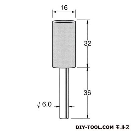 日本精密機械工作 砥石 軸径:φ6.0粒度:#46 G6212