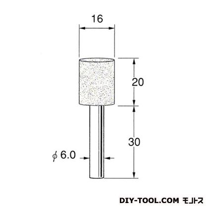 日本精密機械工作 弾性砥石(PVA) 先端径:16粒度:#220 R7613