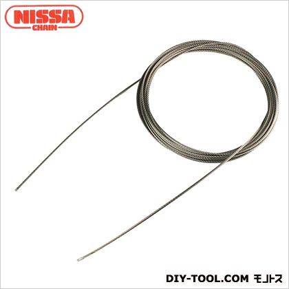 ニッサチェイン ステンレスワイヤーロープ 2.5×10m Y-118 1