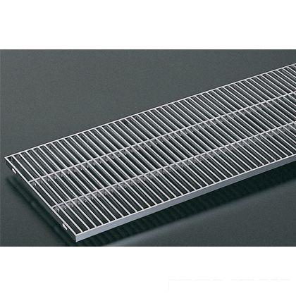 奥岡製作所 ステンレス製 横断・側溝用グレーチング 細目ノンスリップタイプ 溝幅100用 W150×L994×H15m..