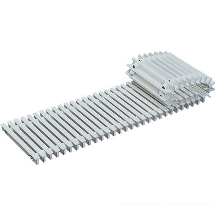 奥岡製作所 樹脂グレーチング 抗菌タイプ・耐候性 標準ノンスリップ・ゴムレールタイプ 溝幅100用 W150..